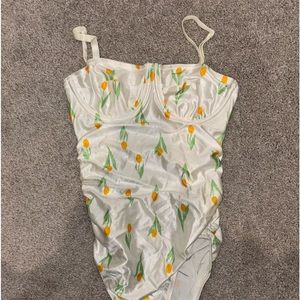 Floral Bodysuit NWT
